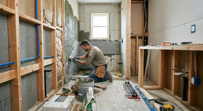 Bathroom Floor Replacement in Denver County, CO