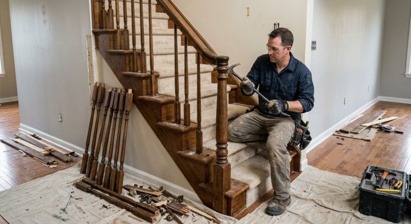 Banister Removal in Santa Rosa, CA